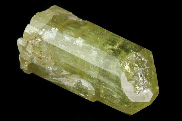 Lustrous Yellow Apatite Crystal - Morocco #82504